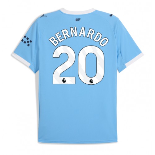 Manchester City Bernardo Silva #20 Primera Equipación 2025-26 Manga Corta